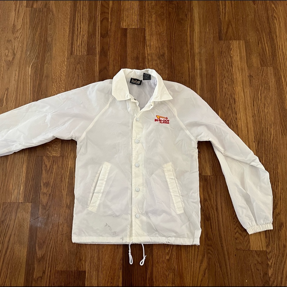 In N Out Coaches Jacket Windbreaker Sz S